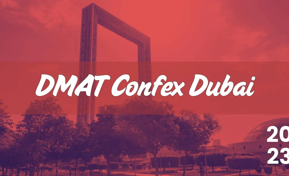 dmat confex dubai 2023 banner