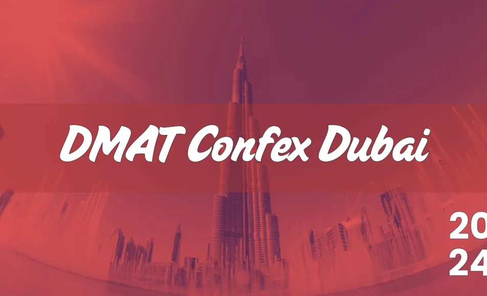 dmat confex dubai 2024 banner