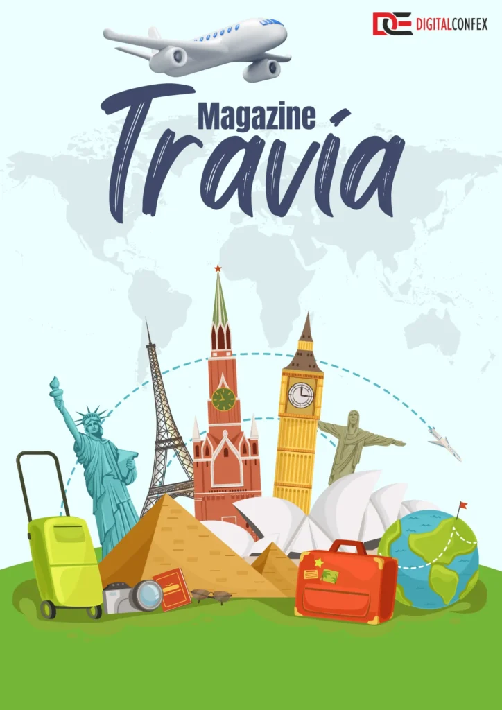 Travia magazine cover page Travia magazine cover page