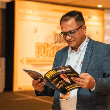 Magazine cover of the Digital Marketing Conference 2025 held in Singapore.