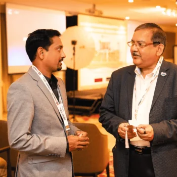 Industry professionals networking during the 2025 Digital Marketing Conference in Singapore.