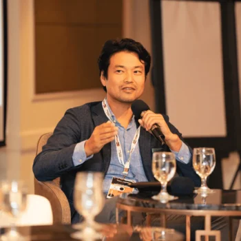 Panel discussion with industry leaders at the Digital Marketing Conference 2025 in Singapore.