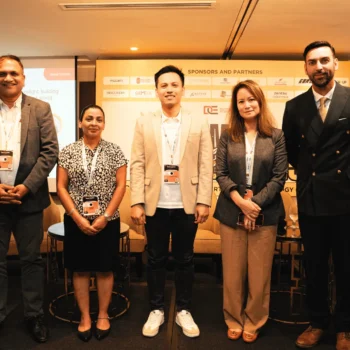 Group photo of Panel speakers at the Digital Marketing Conference 2025.