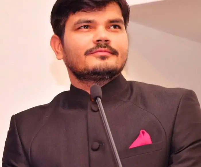 A person name - Nitish kumar is appear in the image