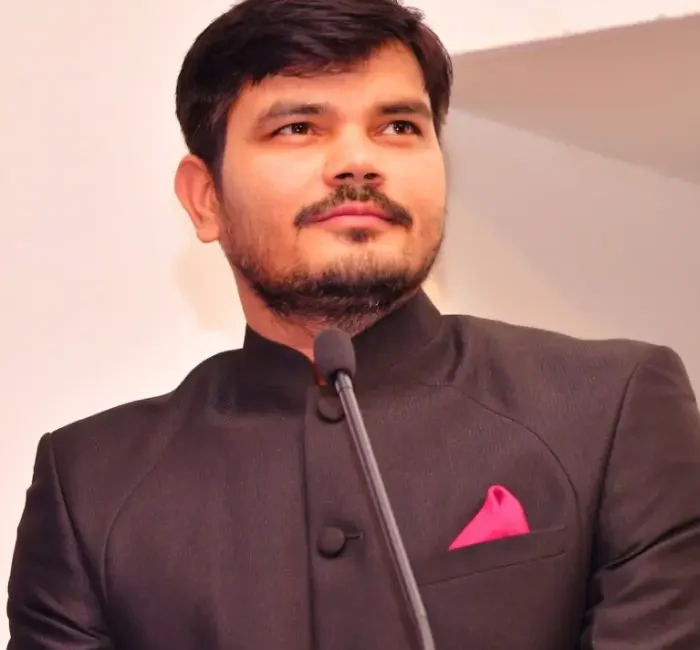 A person name - Nitish kumar is appear in the image