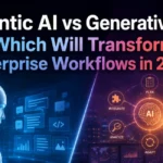 Agentic AI vs Generative AI Banner